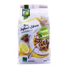 볼제너뮬러 유기농 요구르트 레몬 크런치 시리얼, 425g, 1개