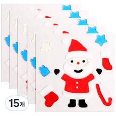 파티해 큐티 젤리 스티커, 산타, 15개