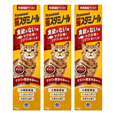 Staminol 補充營養膏 貓用, DHA補充, 鮪魚口味, 增進食欲, 3條