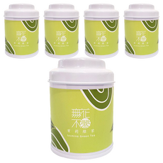 無藏茗茶 茉莉綠茶 三角茶包, 燻製烏龍, 芬芳茉莉香, 優雅茶罐設計, 3.2g, 3入, 5罐