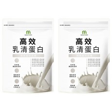 MIHONG 米鴻生醫 高效乳清蛋白 即溶式濃縮乳清蛋白 經典原味 2包, 500g