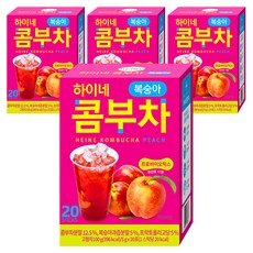 하이네 콤부차 복숭아 20p, 20개입, 4개, 5g