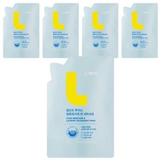 L MOT 噴霧式去漬劑與洗衣精補充包, 280ml, 5個