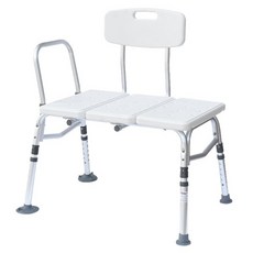 康逸 防滑可調整高度洗澡椅 B09, 白色, 1個