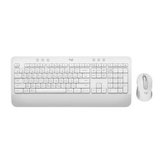 Logitech 羅技 MK650 無線鍵盤滑鼠組 珍珠白 人體工學設計 辦公家用, 1個