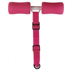 仰臥起坐輔助訓練器 適用固定於床墊, 粉色的