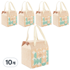 hello moris 雙開式盒袋, 杏色, 10個