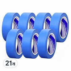 OON 마스킹 테이프 파란색 20mm, 21개