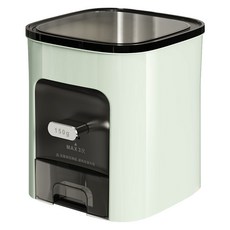 PINMOO 品沐 櫥櫃式計量儲米桶 6kg, 綠色, 1個