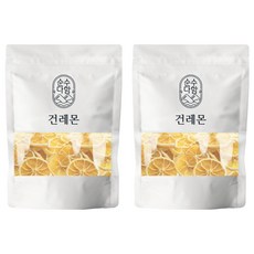 순수다함 건조 레몬 슬라이스 레몬차, 100g, 1개입, 2개
