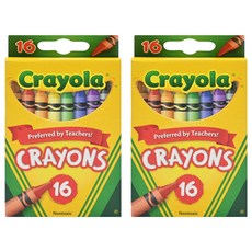 Crayola 繪兒樂 彩色蠟筆, 16色, 2盒