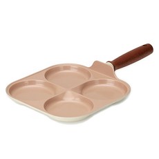 비자트 인덕션 우브 IH 4구 에그팬, 24cm, 1개