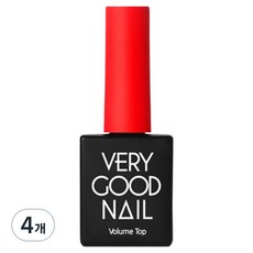 VERY GOOD NAIL 光澤封層凝膠, 透明, 10ml, 4個