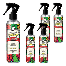 Smelly 衣物纖維除臭劑 真實葡萄柚, 250ml, 5個