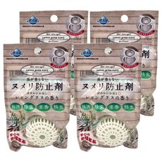 不動化學 排水口清潔錠 檸檬草香 防蟲款 15g, 4個