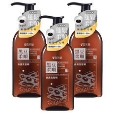 雪芙蘭 養護洗髮精 黑豆柔順, 3個, 500g