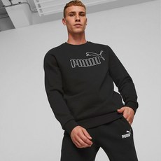 푸마 남성용 에센셜 엘리베이티드 크루 FL 티셔츠