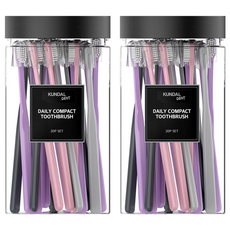 KUNDAL 昆黛爾 DAILY PROTECTOR緊密刷毛牙刷, 20支, 2組