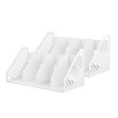 시스맥스 4단 책꽂이 2p, WHITE