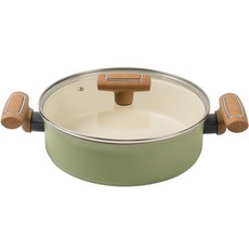 MAGIC CHEF IH爐適用淺湯鍋 Petit-Blanc系列, 綠色, 24cm