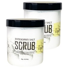 에스테소피 솔트 솝 바디스크럽 레몬, 2개, 1kg