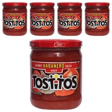 Tostitos Habanero 莎莎醬, 439.4克, 5個