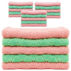 Heartmin 粉彩雙面絲絨魔術抹布隨機發送, 20入