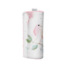 MAYLILY 竹纖推車安全帶保護套, 100%竹纖維布料, minky魔粒布料, 歐盟CE檢驗認證, 國際生態紡織品標準認證, 鳥語天堂粉, 1個