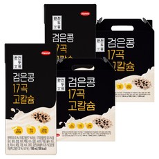 전두유 검은콩 17곡 고칼슘 두유, 190ml, 32개