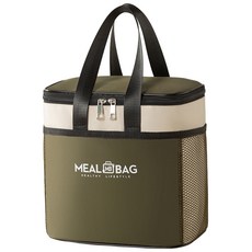 大容量保冷袋 保溫袋 大型, 綠色, 10L