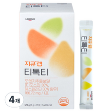 지큐랩 티톡티 15p, 120g, 4개