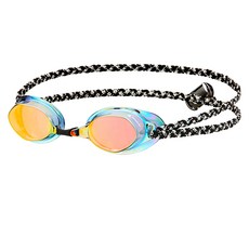 Phoenix Tomcat 無墊圈鏡面布質觸感防霧泳鏡 PR-201M FB TA, 紅色, 1個