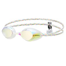 Phoenix 競速 HELL CAT 鏡面纖維泳鏡 PR-208M FB, 透明