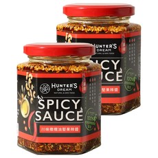 HUNTER'S DREAM 獵人谷之夢 川味橄欖油堅果辣醬 麻辣, 230g, 2罐