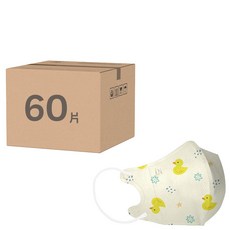 JUN 郡昱 小童3D立體口罩, 30片, 2盒, Duck鴨鴨