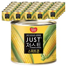 동원 저스트 노슈가 스위트콘, 340g, 30개