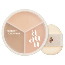auau Perfect 遮瑕膏 7.5g, Light Beige&Natural Beige&Peach Beige, 1個