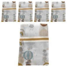 加厚細網氣球洗衣袋 50 x 60 5個, 1組, 熱氣球 白色