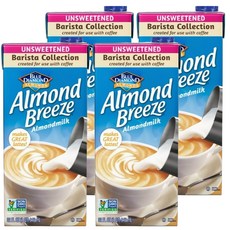 BLUE DIAMOND 藍鑽 無糖杏仁飲 咖啡師, 946ml, 4瓶