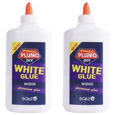 BOAZLin 膠水史萊姆 470ml WG500, 白色, 2個