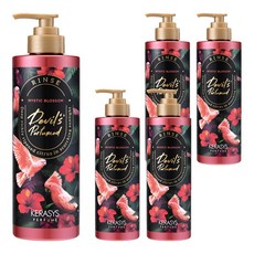 KERASYS 惡魔香水第二季 沖洗神秘花, 500ml, 5個