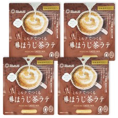 TEA TSUBOICHI 壺市製茶本舖 焙煎茶拿鐵用沖泡粉, 100g, 4包, 1包