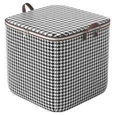 Inart 多用途方形洗衣籃, 白黑格紋