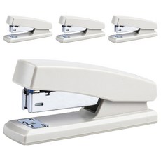 優良選品 簡約辦公用品 釘書機, 白色, 4個