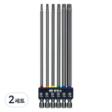 PYEONHANSON 中空星形起子頭6件組 TBSH6-150, 2套