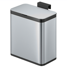 EKO 泊洛S餐廚垃圾盒 EK9008 7L, 1個, 雅鋼 + 黑色