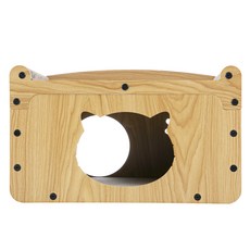 comet 寵物貓咪房屋型貓抓板, 1個, 混合色