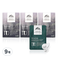 Manhurst 刮鬍凝膠便攜袋 10入, 40g, 9個