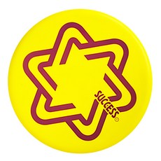 SUCCESS 成功 超軟安全飛盤 親子遊戲 環保無毒, 黃色, 1個