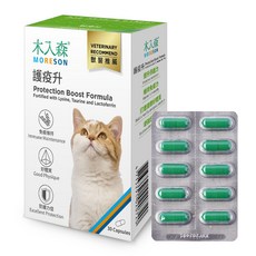 MORESON 木入森 貓咪護疫升, 幫助敏感舒緩, 貓咪健康防護網, 免疫維持, 30顆, 1盒